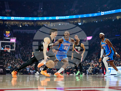 Trail Blazers Thunder Basketball