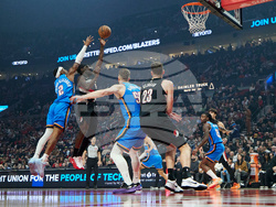 Trail Blazers Thunder Basketball