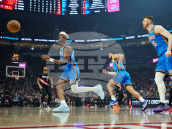 Trail Blazers Thunder Basketball