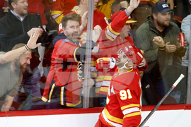 Blue Jackets Flames Hockey