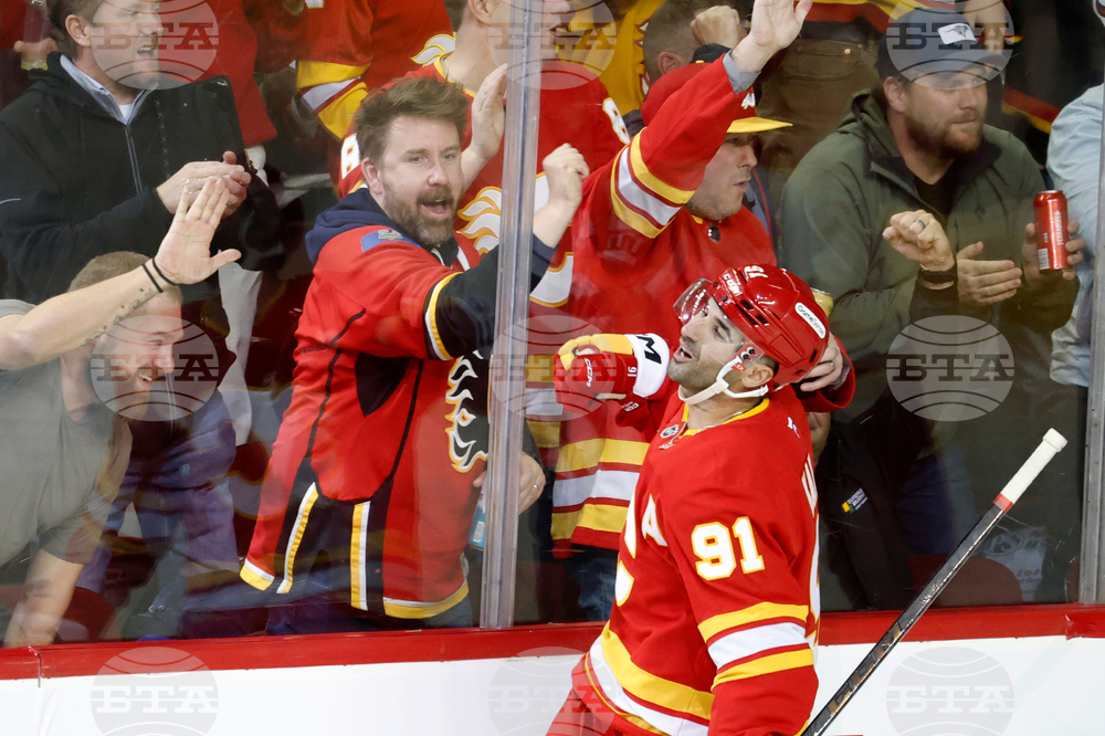 Blue Jackets Flames Hockey