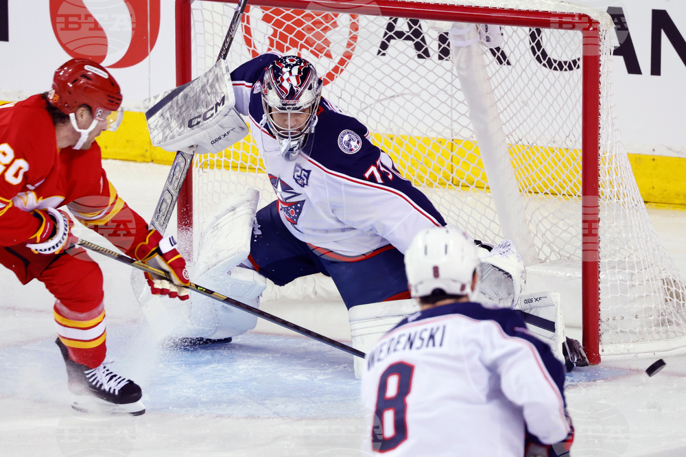 Blue Jackets Flames Hockey