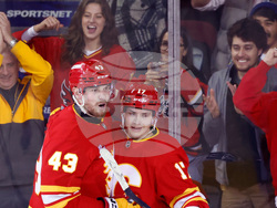 Blue Jackets Flames Hockey