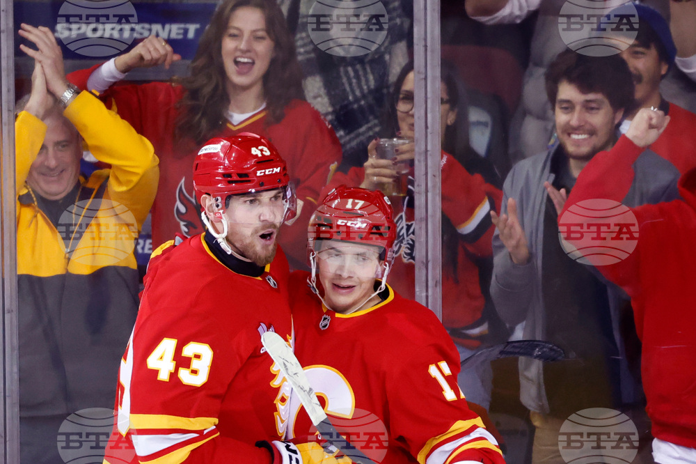 Blue Jackets Flames Hockey