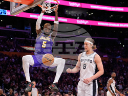 Spurs Lakers Basketball