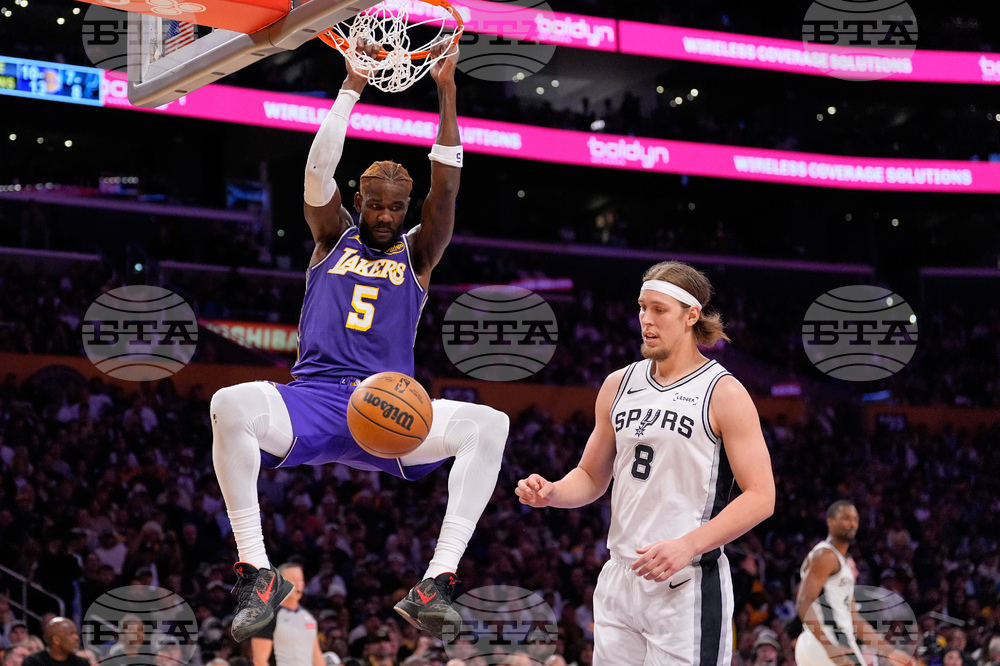 Spurs Lakers Basketball