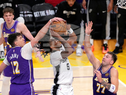 Spurs Lakers Basketball