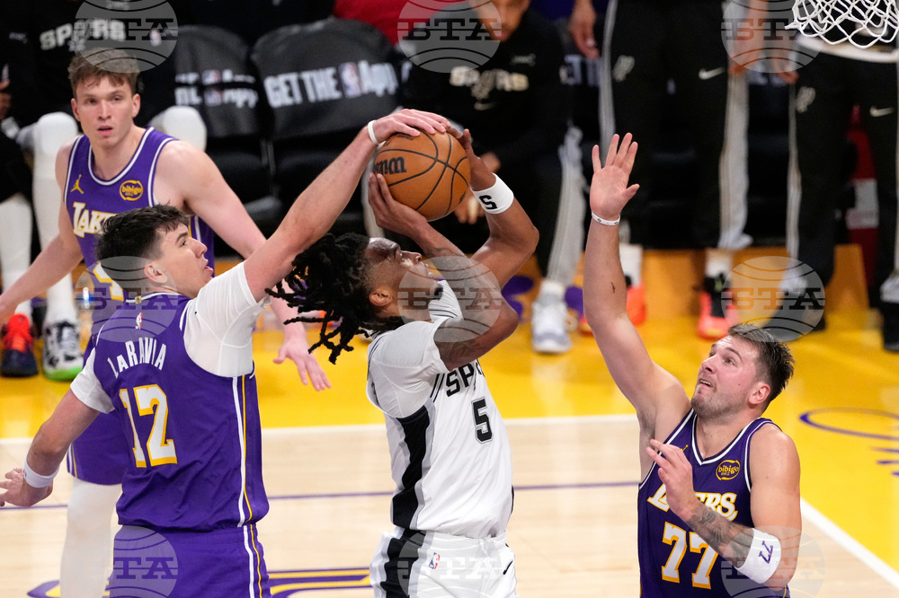 Spurs Lakers Basketball