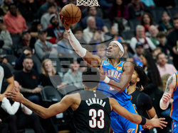 Trail Blazers Thunder Basketball