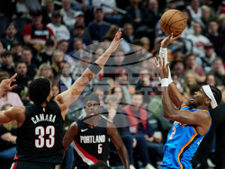 Trail Blazers Thunder Basketball