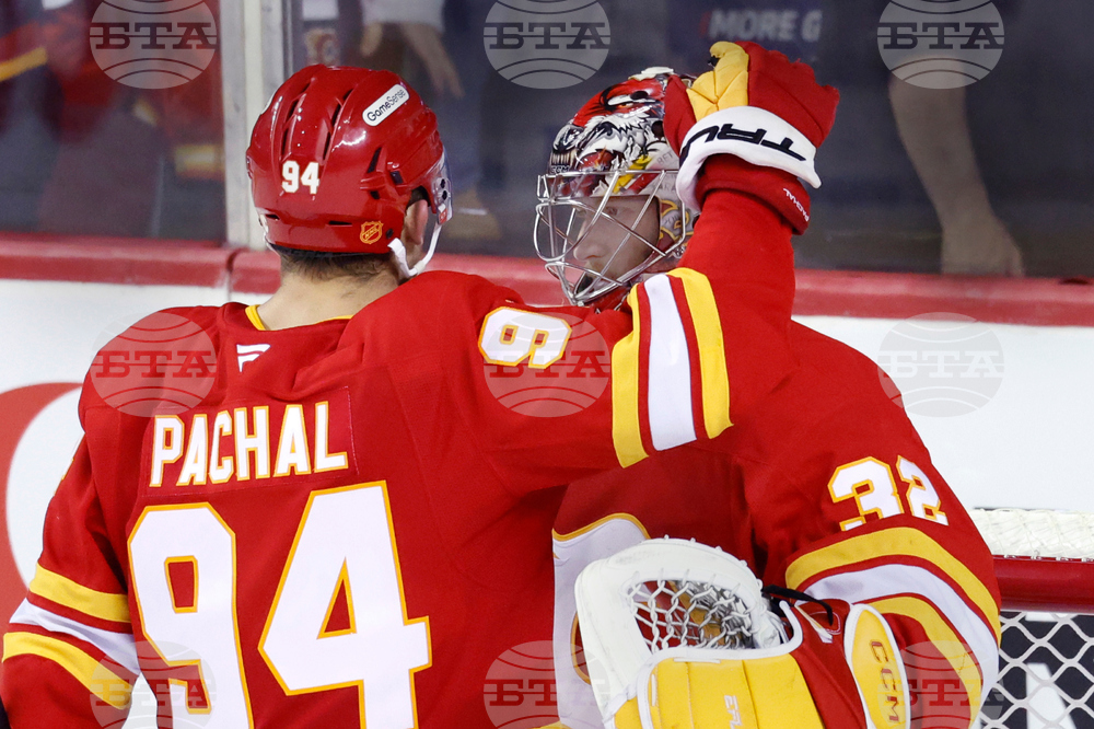 Blue Jackets Flames Hockey