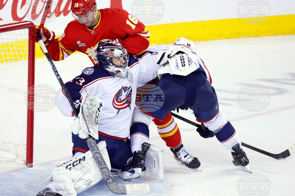 Blue Jackets Flames Hockey