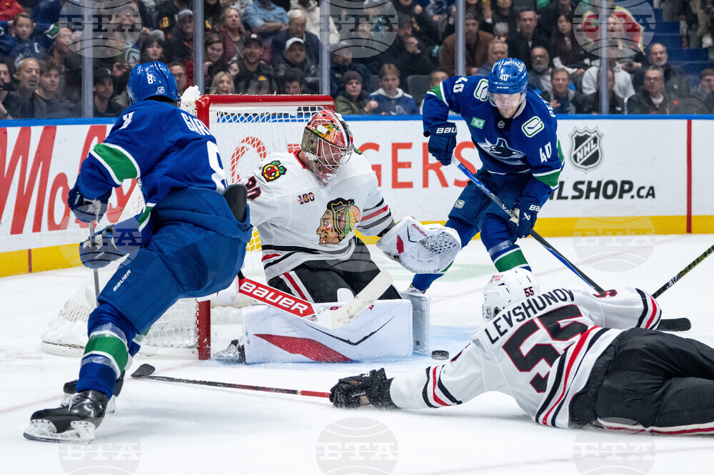 Blackhawks Canucks Hockey