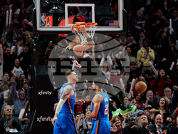 Trail Blazers Thunder Basketball