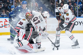 Blackhawks Canucks Hockey