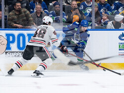 Blackhawks Canucks Hockey