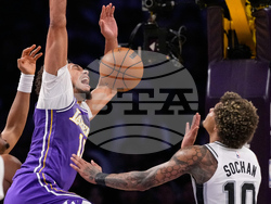 Spurs Lakers Basketball