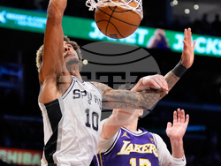 Spurs Lakers Basketball