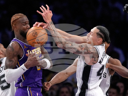 Spurs Lakers Basketball