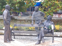 Левски - скулптурна композиция - откриване