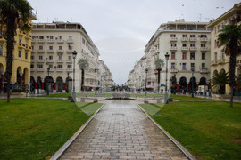 Гърция - Солун - ежедневие - площад „Аристотел“