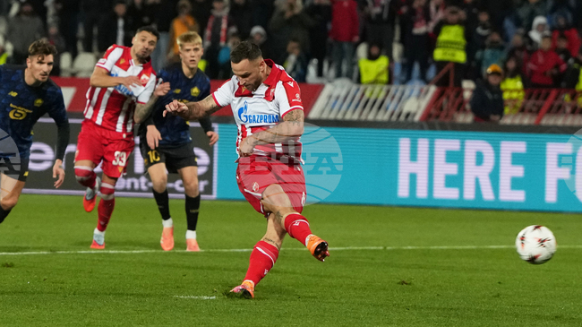 Марко Арнаутович донесе три точки за Цървена звезда срещу Лил 