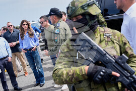 APTOPIX Ecuador US Noem