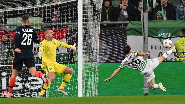 Лудогорец допусна поражение като гост на Ференцварош в мач от турнира Лига Европа