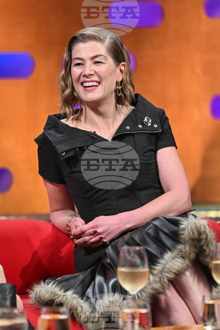 Britain Graham Norton Show Rosamund Pike