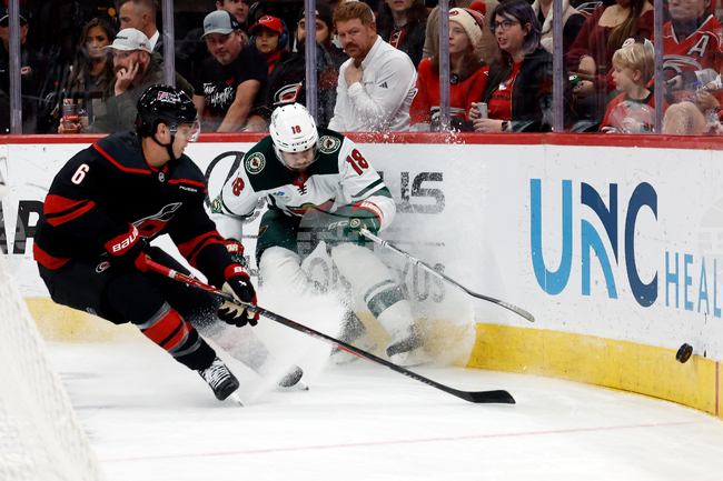 Wild Hurricanes Hockey