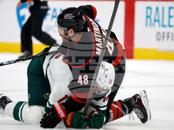 Wild Hurricanes Hockey
