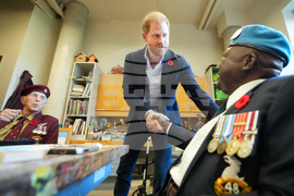 CORRECTION Canada Remembrance Day Prince Harry