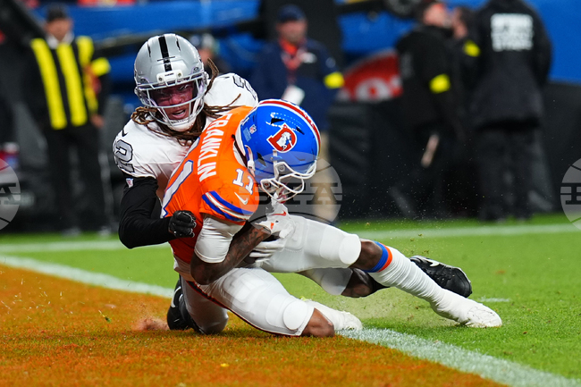 APTOPIX Raiders Broncos Football