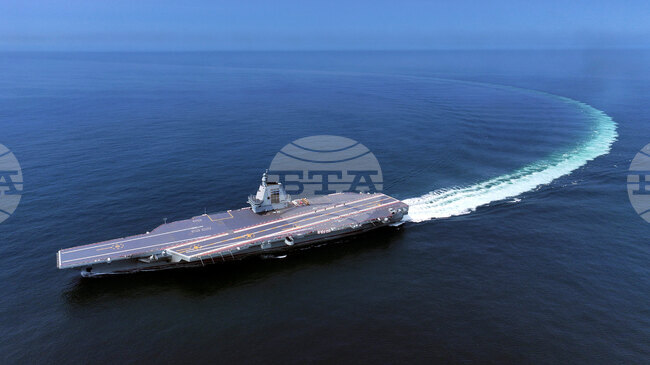 АП: Какво следва да знаем за най-новия китайски самолетоносач „Фуцзян“