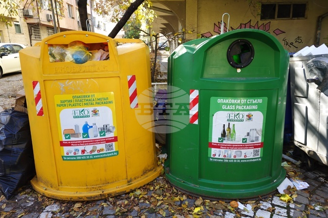 Обслужването на цветните контейнери в 16-те района на София ще бъде възстановено от утре по график, съобщиха от "Екобулпак"