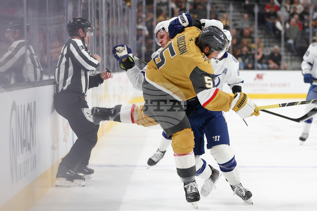 APTOPIX Lightning Golden Knights Hockey