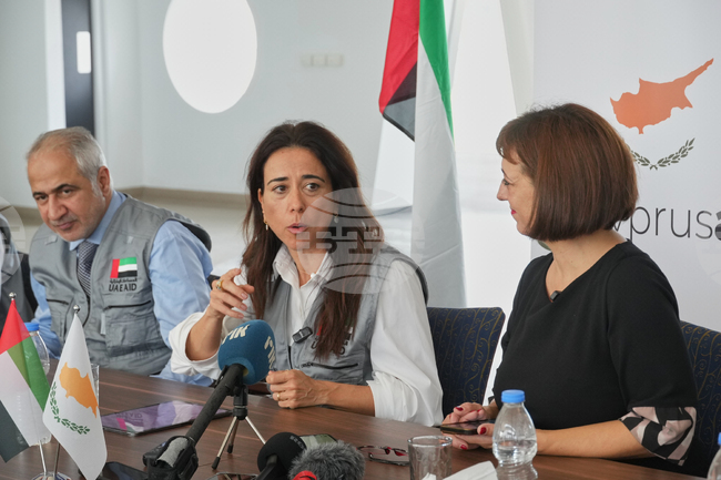 Cyprus UAE Gaza Aid