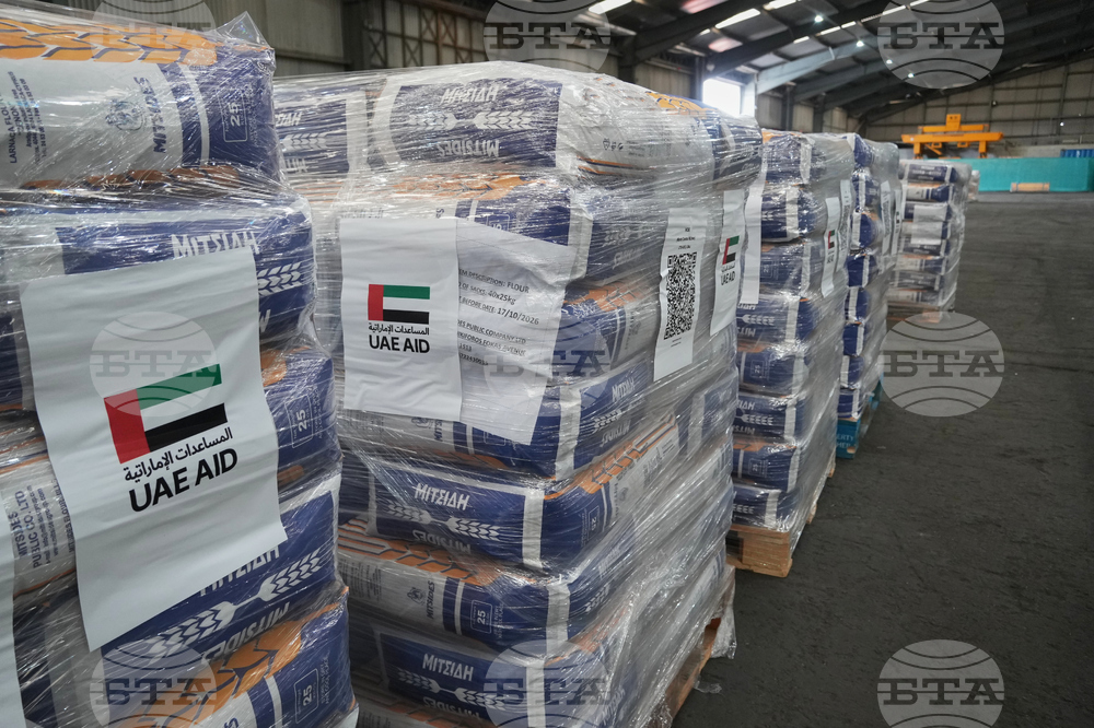 950 тона хуманитарна помощ ще отпътува утре от Кипър за Газа по коридора „Амалтея“