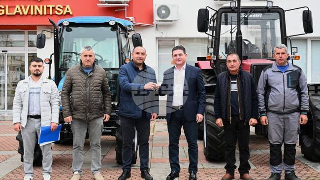 Община Главиница закупи нови машини за нуждите на общинското предприятие "Общински имоти и комунални дейности"