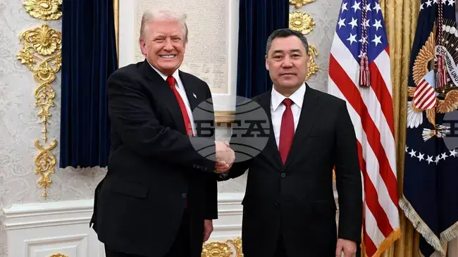 КАБАР: Президентът на Киргизстан проведе разговори с Доналд Тръмп
