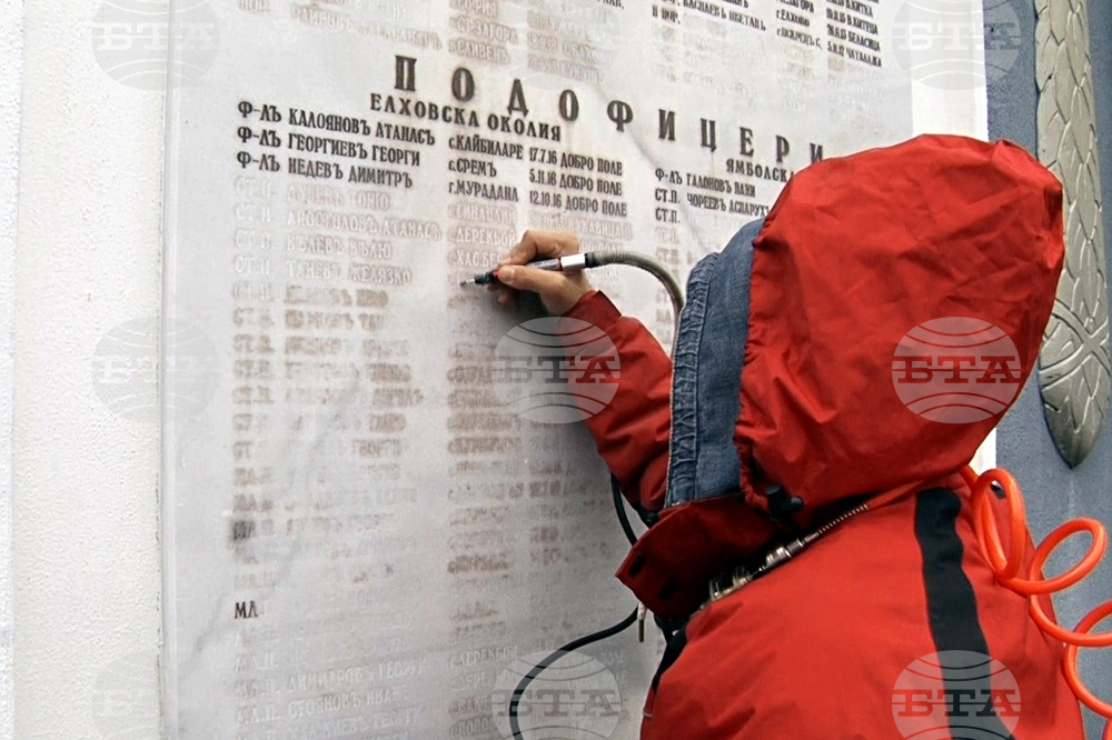 Ямбол - военен паметник - реставрация