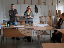 Национална художествена академия - работилница Paste Paper