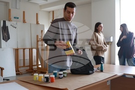Национална художествена академия - работилница Paste Paper
