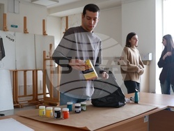 Национална художествена академия - работилница Paste Paper