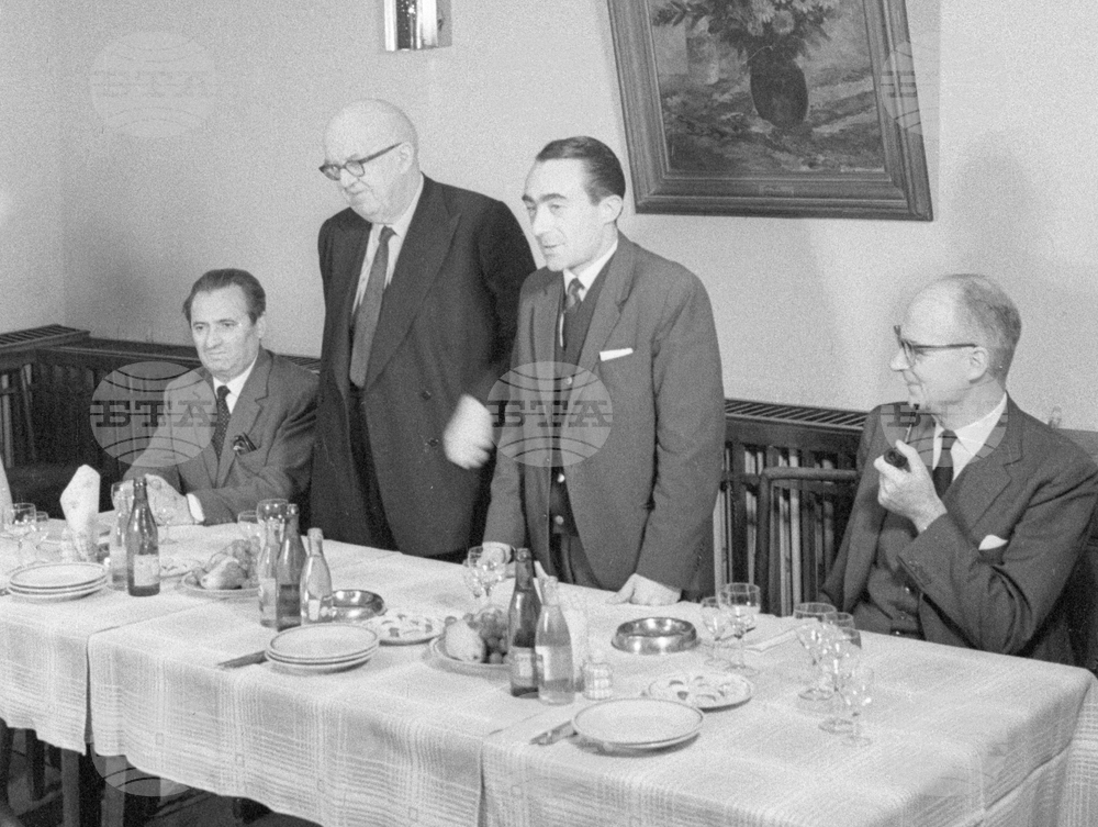 British Scientist and Writer Charles Percy Snow Visits Bulgaria in November 1965