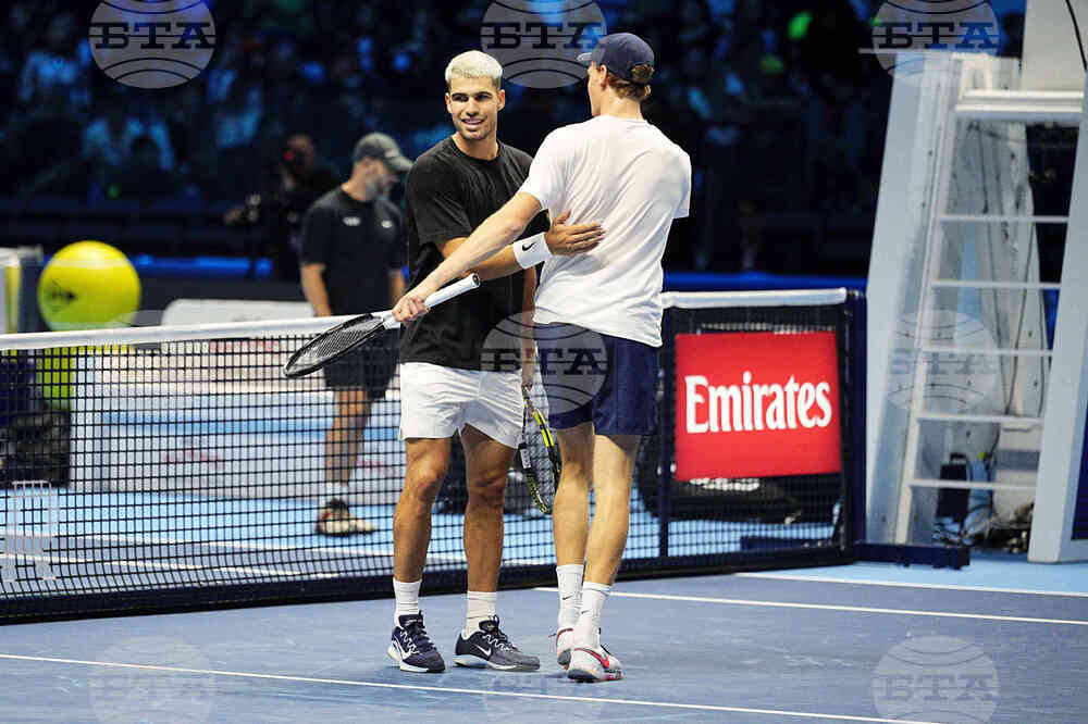 Italy Tennis Sinner Alcaraz