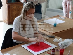 Национална художествена академия - работилница Paste Paper