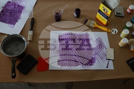 Национална художествена академия - работилница Paste Paper