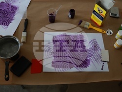 Национална художествена академия - работилница Paste Paper