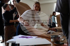 Национална художествена академия - работилница Paste Paper